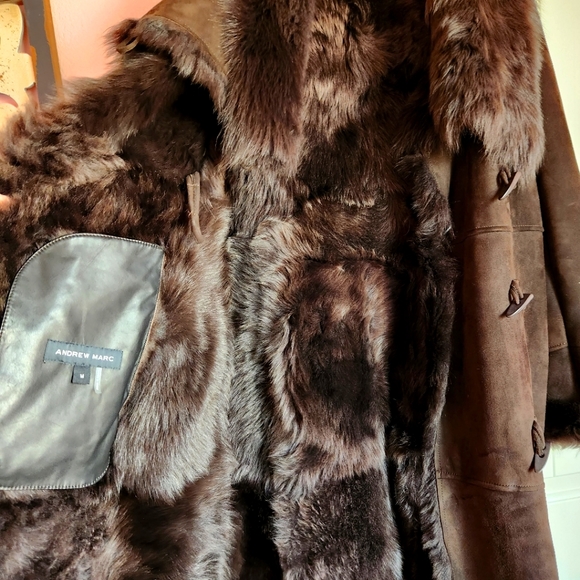 Andrew Marc Shearling Women's Coat